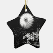 クリスマス飾り付き**スターオーナメント** セラミックオーナメント (左)