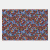 クリスマス飾り華美休日 ラッピングペーパーシート (正面3)