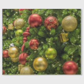 クリスマス飾り装飾デコーラッピング紙 ラッピングペーパー (フラット)