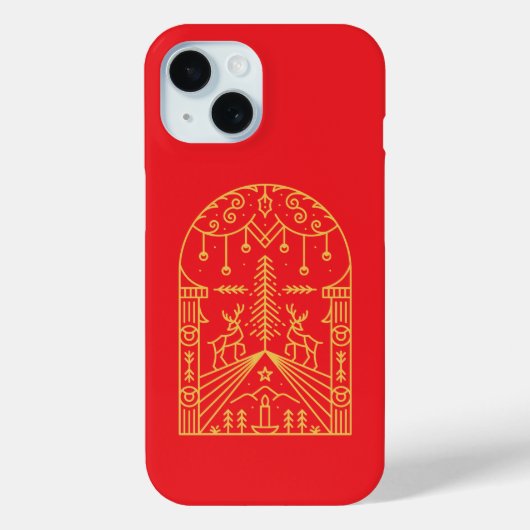 クリスマス飾り1 Case-Mate iPhoneケース (裏面)