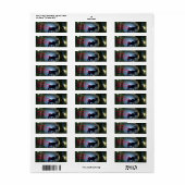 クリスマス飾り4 ラベル (フルシート)