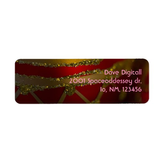 クリスマス飾り5 ラベル (正面)