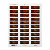 クリスマス飾り5 ラベル (フルシート)