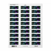 クリスマス飾り8 ラベル (フルシート)