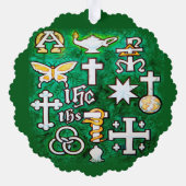 クリスマス飾り オーナメントカード (裏面)