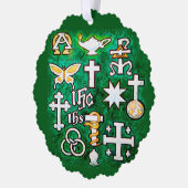 クリスマス飾り オーナメントカード (左)