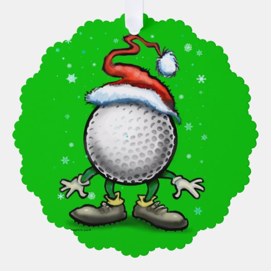 クリスマス飾り オーナメントカード (正面)