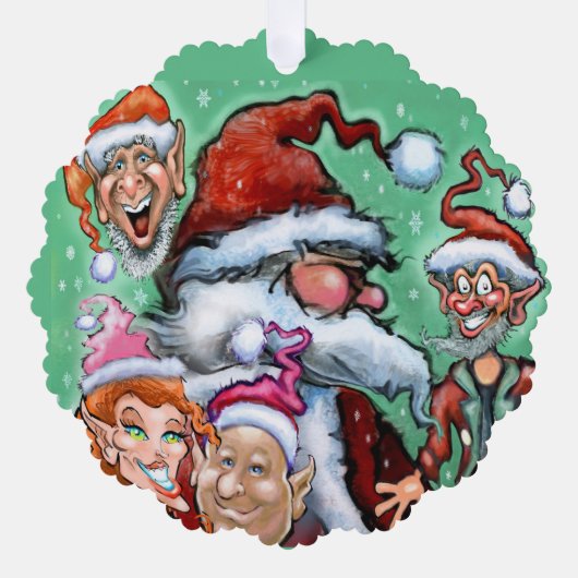 クリスマス飾り オーナメントカード (正面)