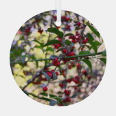 クリスマス飾り ガラスオーナメント (裏面)