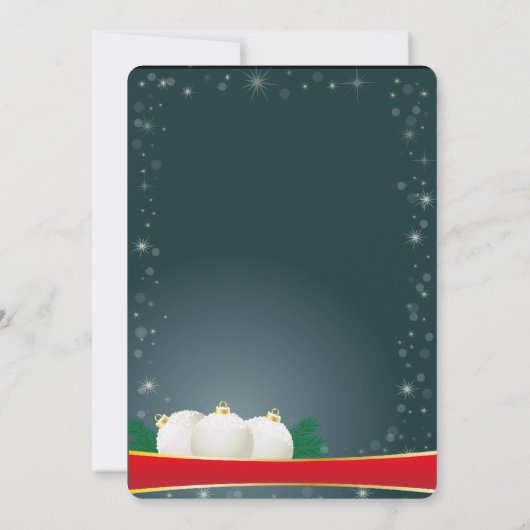 クリスマス飾り、クリスマス 招待状 (裏面)