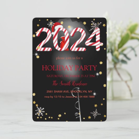 クリスマス飾り、クリスマス 招待状 (スタンド正面)