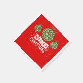クリスマス飾り スタンダードカクテルナプキン (角)