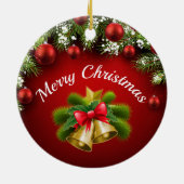 クリスマス飾り セラミックオーナメント (裏面)