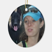 クリスマス飾り セラミックオーナメント (左)