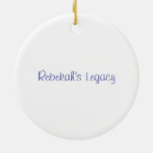 クリスマス飾り セラミックオーナメント (裏面)