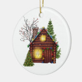 クリスマス飾り セラミックオーナメント (左)