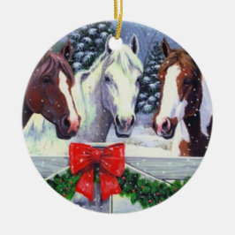 クリスマス飾り セラミックオーナメント