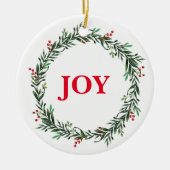 クリスマス飾り セラミックオーナメント (正面)