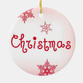 クリスマス飾り セラミックオーナメント (裏面)