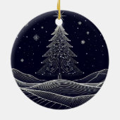 クリスマス飾り セラミックオーナメント (裏面)