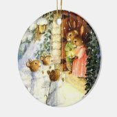 クリスマス飾り セラミックオーナメント (左)