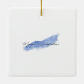 クリスマス飾り セラミックオーナメント (裏面)