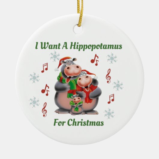 クリスマス飾り セラミックオーナメント (正面)