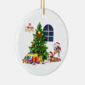 クリスマス飾り セラミックオーナメント (右)