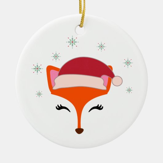 クリスマス飾り セラミックオーナメント (正面)