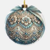 クリスマス飾り セラミックオーナメント (裏面)