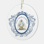 クリスマス飾り セラミックオーナメント (左)