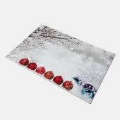 クリスマス飾り ドアマット (アングル)