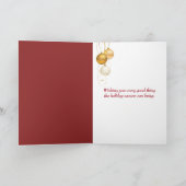 クリスマス飾り(ネズミ) シーズンカード (内部)