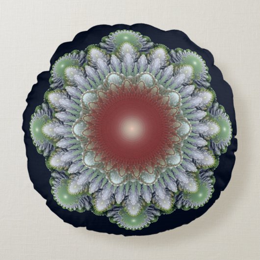 クリスマス飾り ラウンドクッション (正面)