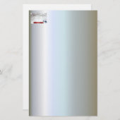 クリスマス飾り 便箋 (正面/裏面)