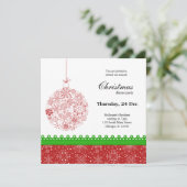 クリスマス飾り 招待状 (スタンド正面)