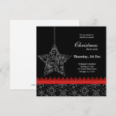 クリスマス飾り 招待状 (正面/裏面)