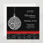 クリスマス飾り 招待状 (正面/裏面)