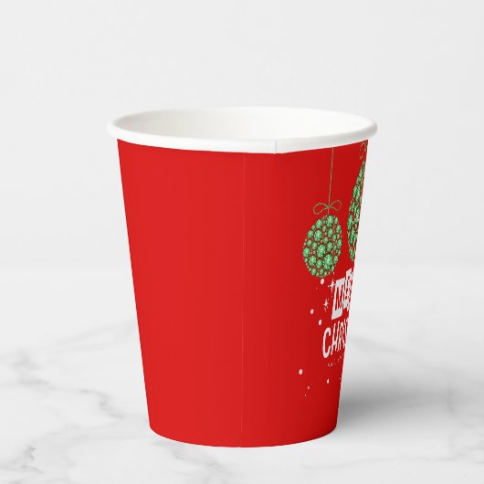 クリスマス飾り 紙コップ (右)