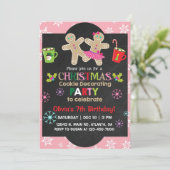 クリスマス飾クッキーの誕生日パーティー。 招待状 (スタンド正面)