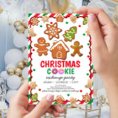 クリスマス飾クッキーパーティの招待状 招待状