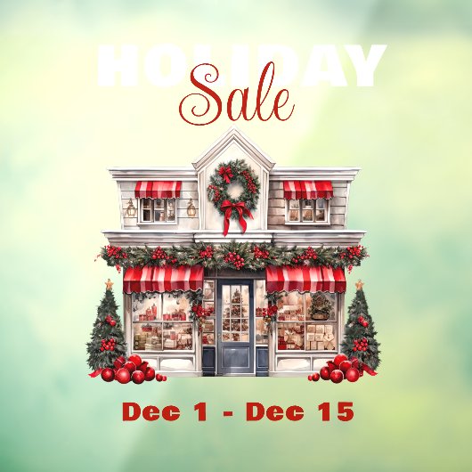 クリスマス飾スショップ ウィンドウサイン (シート3)