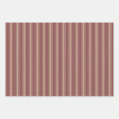 クリスマス飾ストライプり紙セット ラッピングペーパーシート (正面3)