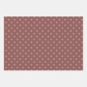 クリスマス飾ストライプり紙セット ラッピングペーパーシート (正面2)