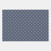 クリスマス飾ストライプり紙セット ラッピングペーパーシート (正面2)