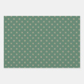 クリスマス飾ストライプり紙セット ラッピングペーパーシート (正面2)