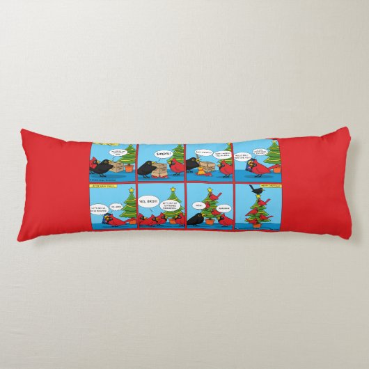 クリスマス飾ツリー漫画の方法 ボディピロー (正面)
