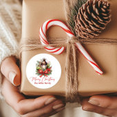 クリスマス飾ランタン ラウンドシール