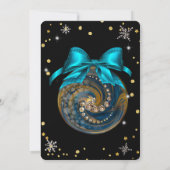 クリスマス飾企業のり飾り 招待状 (裏面)