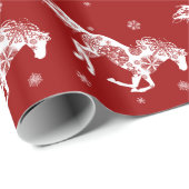 クリスマス馬好き ラッピングペーパー (ロールコーナー)